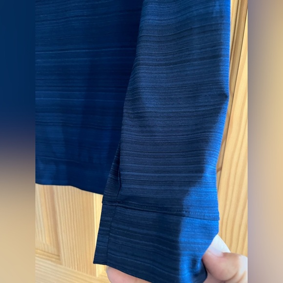 Lands End Navy Blue Lightweight Hoodie Size XL - Picture 4 of 8